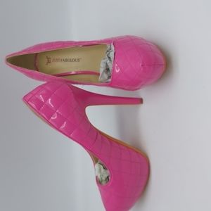 Just Fabulous ladies pink stilettos